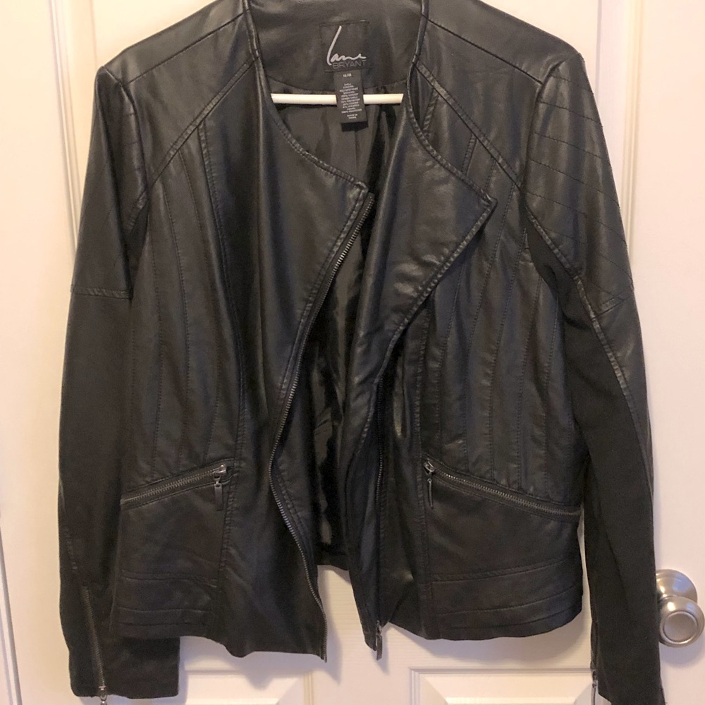 Black Lane Bryant Jacket